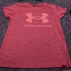 under armor, large, orange.